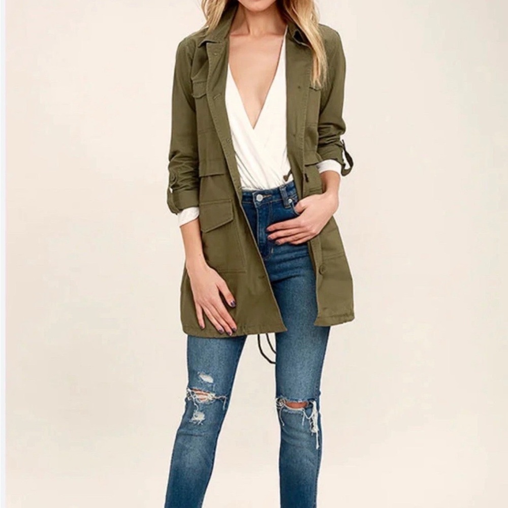 Jack By BB Dakota Antigone Jacket Size M Utility Jacket Button Down